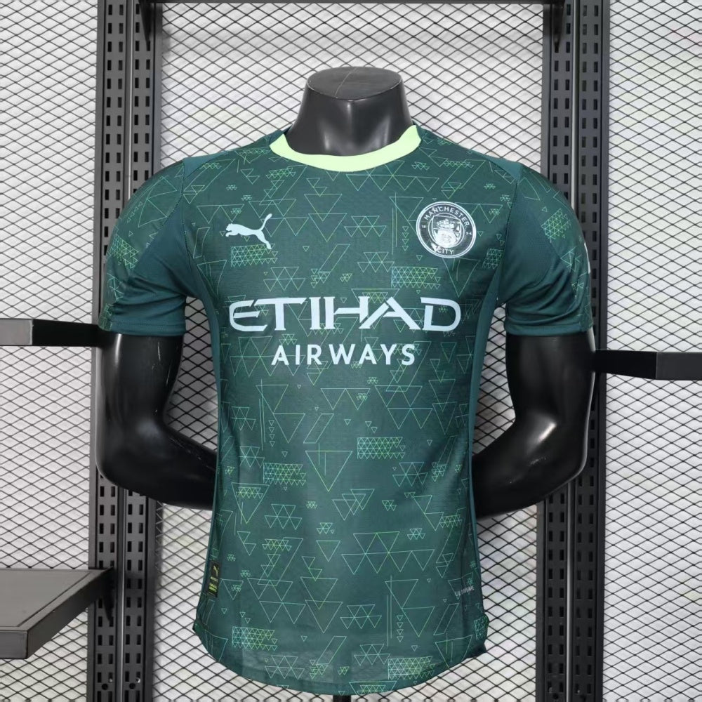 Manchester City Jersey 25/26 Fourth Football Kit Player Version