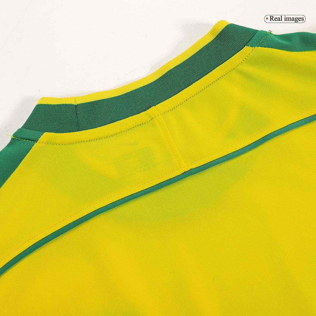 Retro RONALDO #9 1998 Mens Brazil World Cup Home Jersey