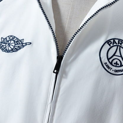 PSG Windbreaker 2025/26 White Football Soccer Jacket