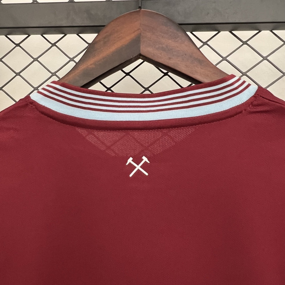 West Ham United Jersey 25/26 Home Football Kit Soccer Jersey