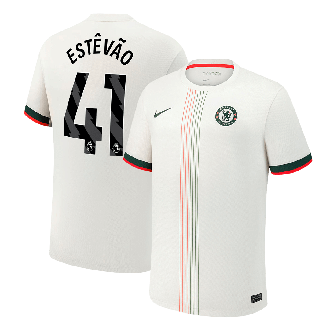 ESTÊVÃO #41 Mens Chelsea Away Jersey 2025/26
