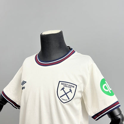 Kids West Ham United Jersey 25/26 Away Football Kit Soccer Jersey
