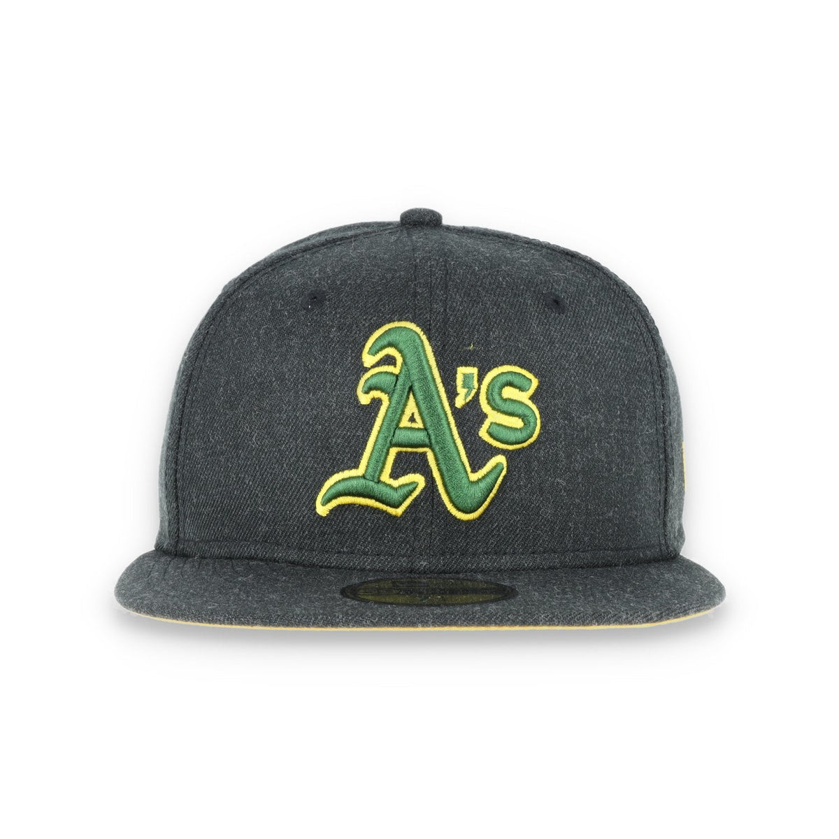Oakland Athletics  New Era 59Fifty Fitted Hat-Dark Heather Grey