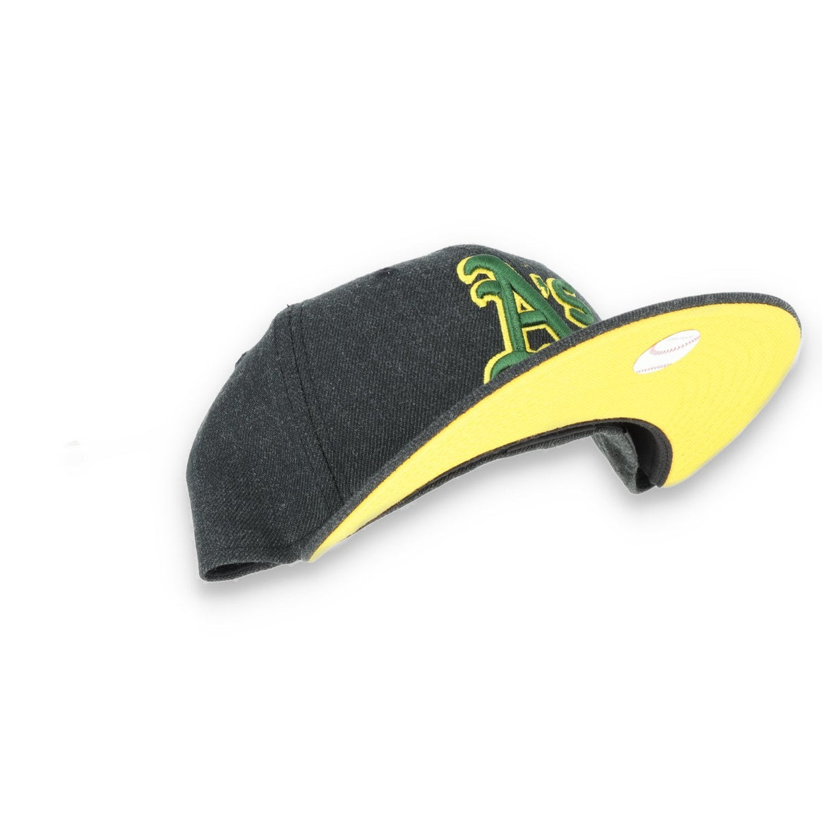 Oakland Athletics  New Era 59Fifty Fitted Hat-Dark Heather Grey