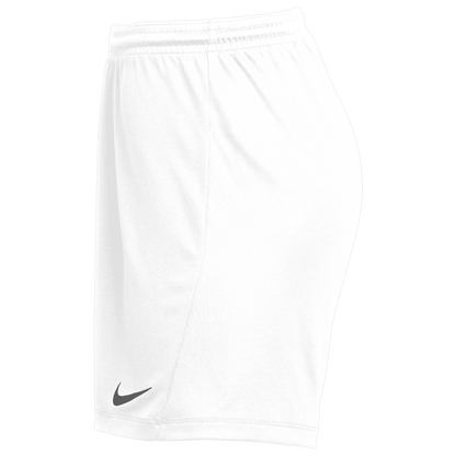 NIKE WOMEN'S PARK III SHORT-WHITE