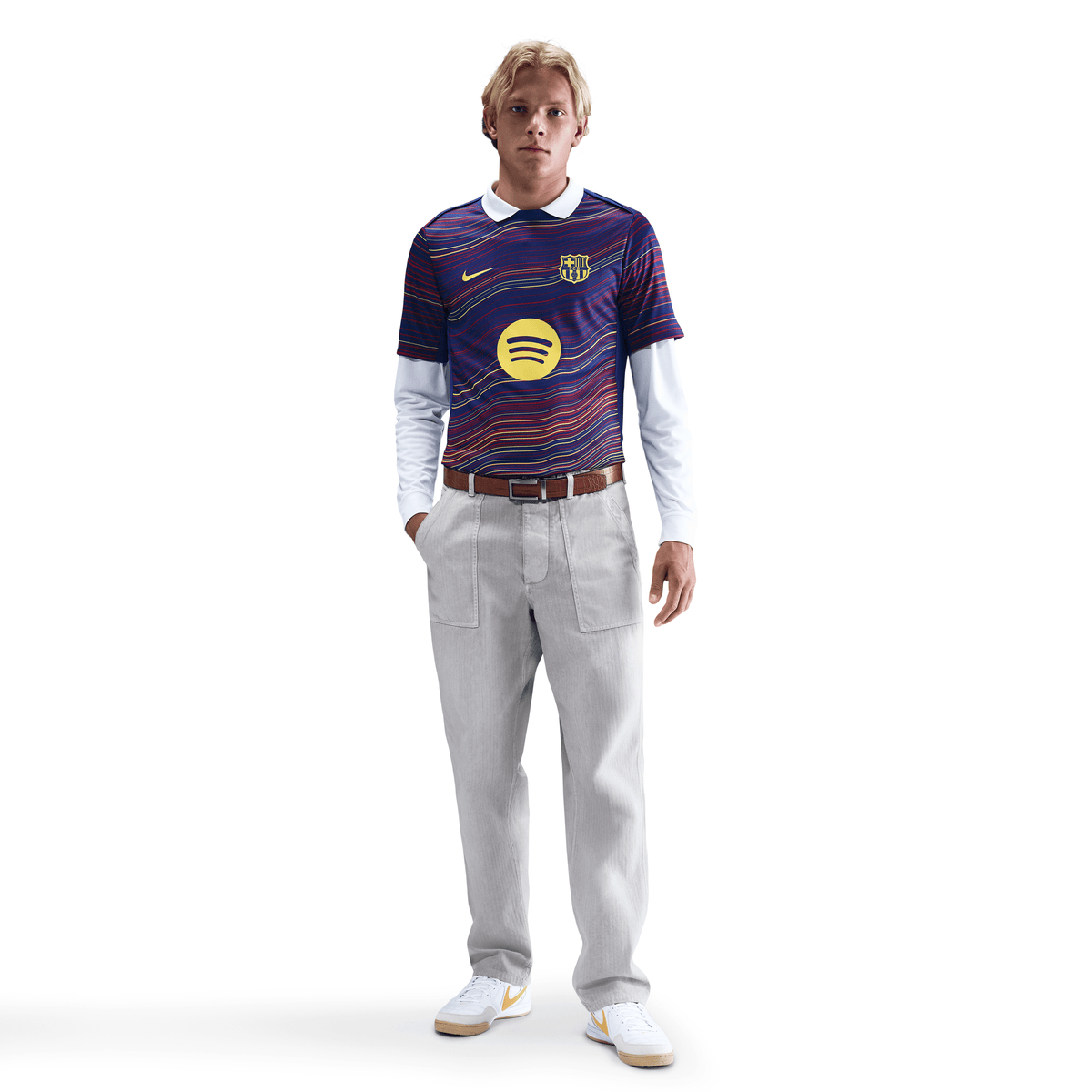 Nike FC Barcelona Academy Pro Dri-FIT Soccer Pre-Match Top Jersey