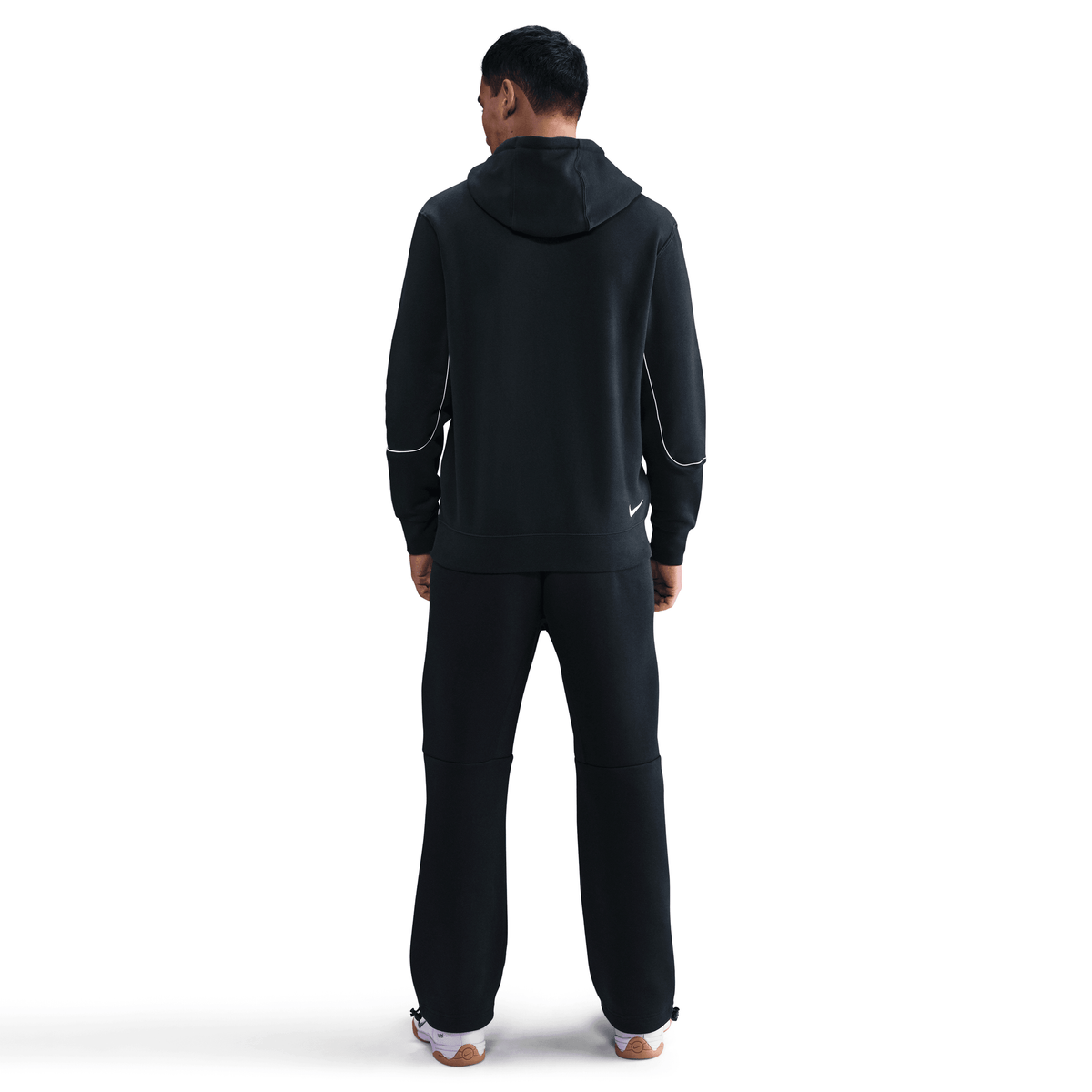 Nike Club Total 90 Men's Soccer Pullover Hoodie-Black/White