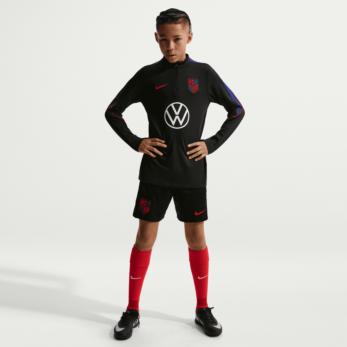 Nike USA Strike Big Kids'  Dri-FIT Soccer Drill Top