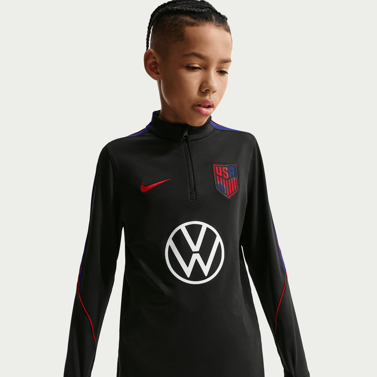 Nike USA Strike Big Kids'  Dri-FIT Soccer Drill Top