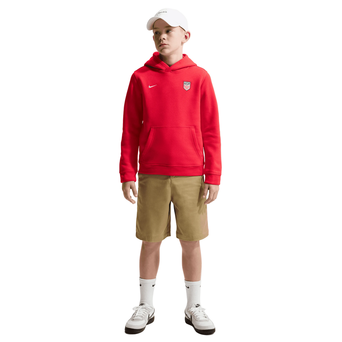Nike USA Club Big Kids' (Boys') Nike Soccer Pullover Hoodie