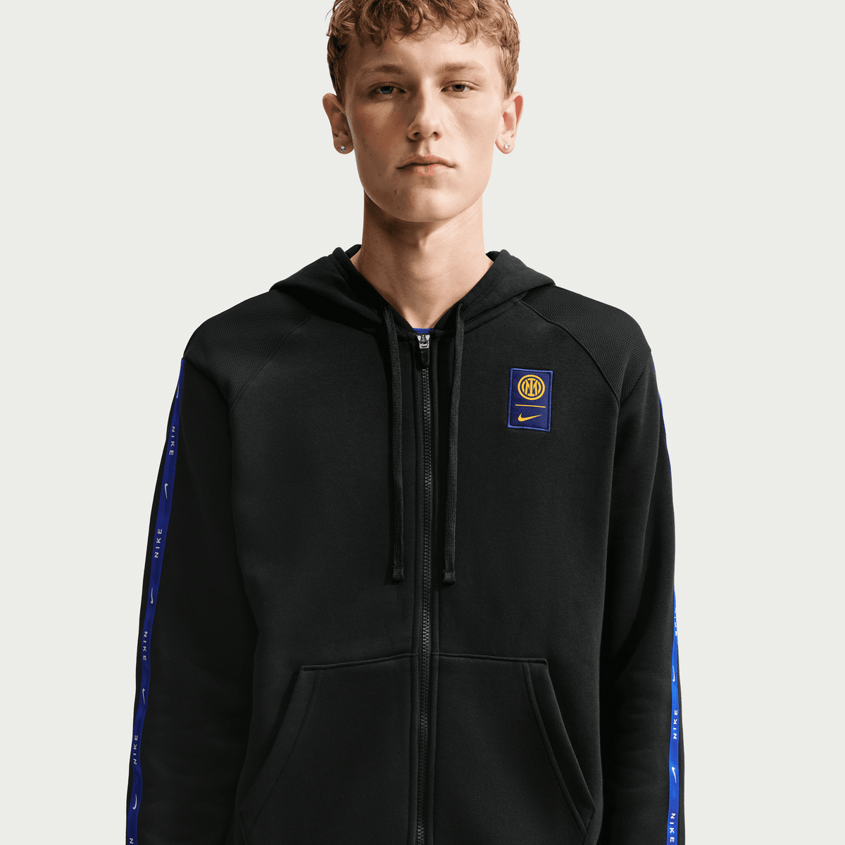 Nike Inter Milan City Side Soccer Full-Zip Fleece Hoodie