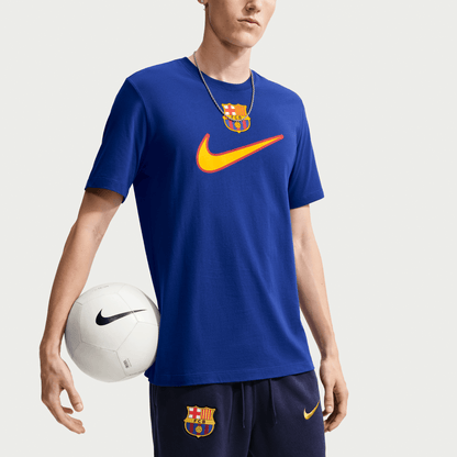 FC Barcelona Swoosh Men's Nike Soccer T-Shirt