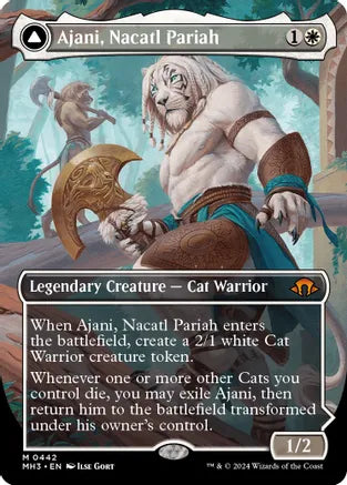 Ajani, Nacatl Pariah (Borderless)  - Modern Horizons 3 (MH3)