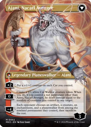 Ajani, Nacatl Pariah (Borderless)  - Modern Horizons 3 (MH3)