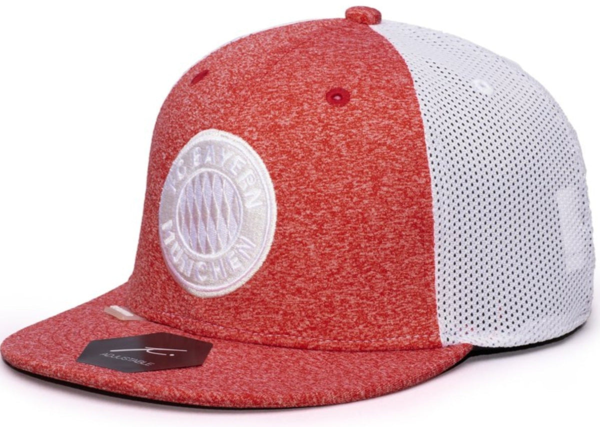 FI COLLECTIONS BAYERN MUNICH DRIBBLING SNAPBACK HAT-RED/WHITE