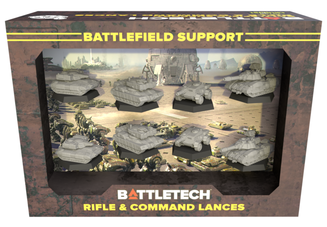 Battletech: Mercenaries Forcepack: Battlefield Support: Rifle & Command Lances