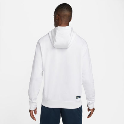 Nike Men's Club América French Terry Soccer Hoodie-White