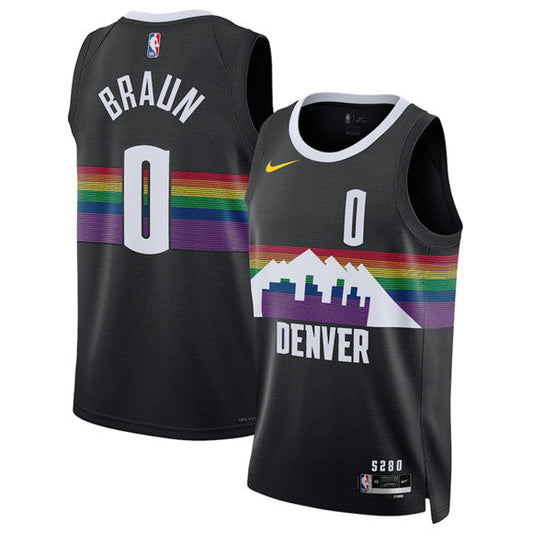 Christian Braun Denver Nuggets Unisex 2025/26 Jersey - Black - City Edition
