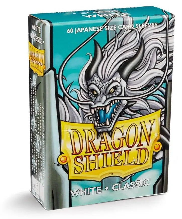 Dragon Shield Sleeves: Classic White Japanese (Box of 60)