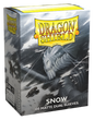 Dragon Shield Sleeves: Snow Standard Dual Matte (Box Of 100)