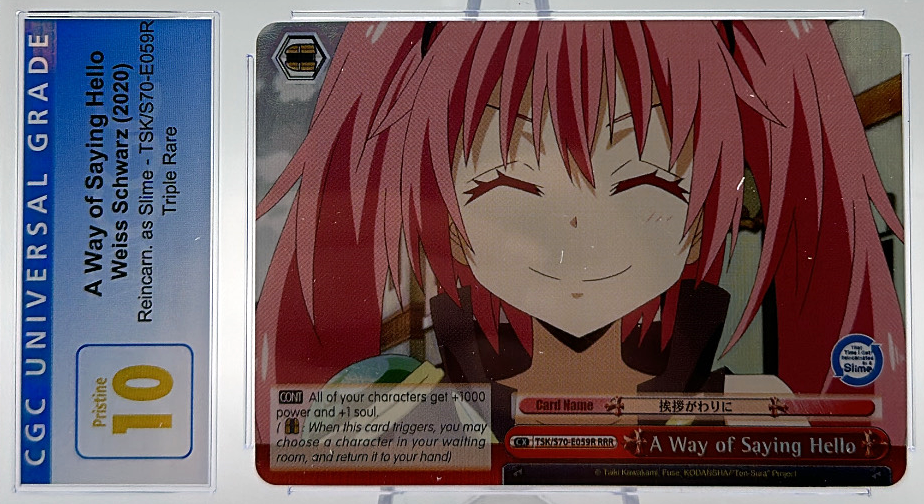 A Way of Saying Hello TSK/S70-E059R RRR - Weiss Schwarz - CGC 10