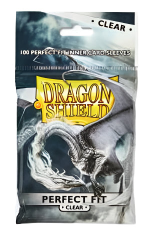 Dragon Shield Sleeves: Clear Perfect Fit (100-Pack)