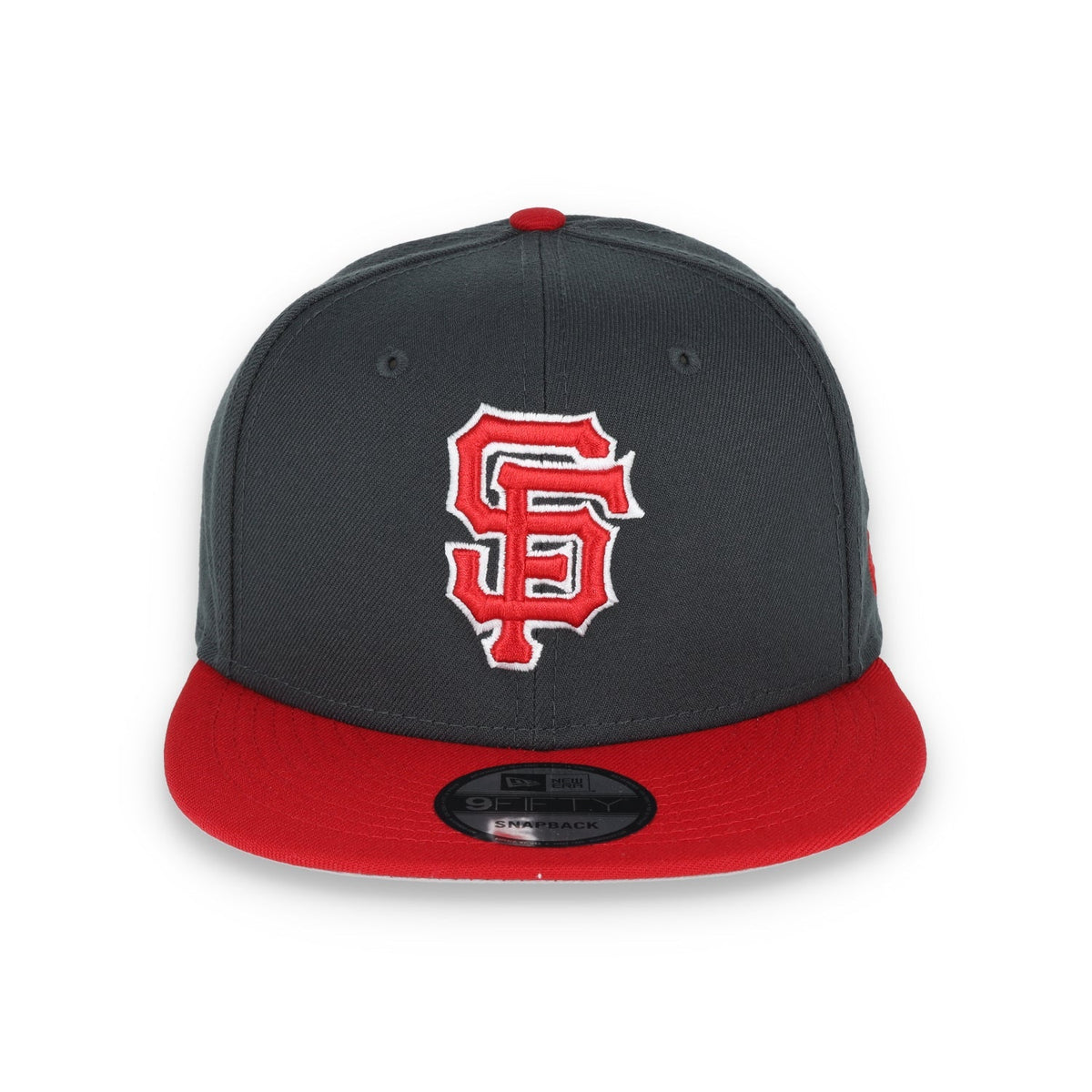 New Era San Francisco Giants 2-Tone Color Pack 9FIFTY Snapback Hat-Grey/Scarlet