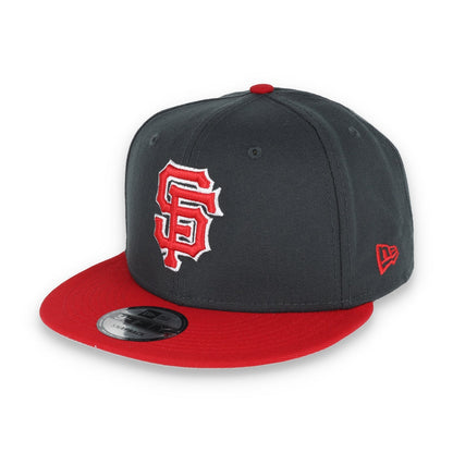 New Era San Francisco Giants 2-Tone Color Pack 9FIFTY Snapback Hat-Grey/Scarlet