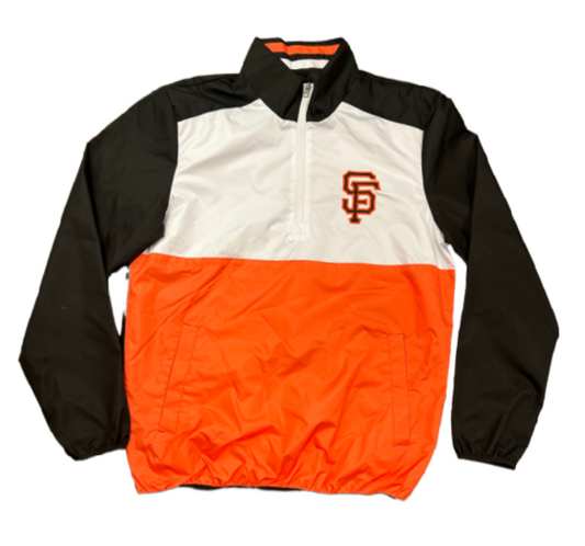 G-III San Francisco Giants Sports by Carl Banks Half-Zip Hoodie