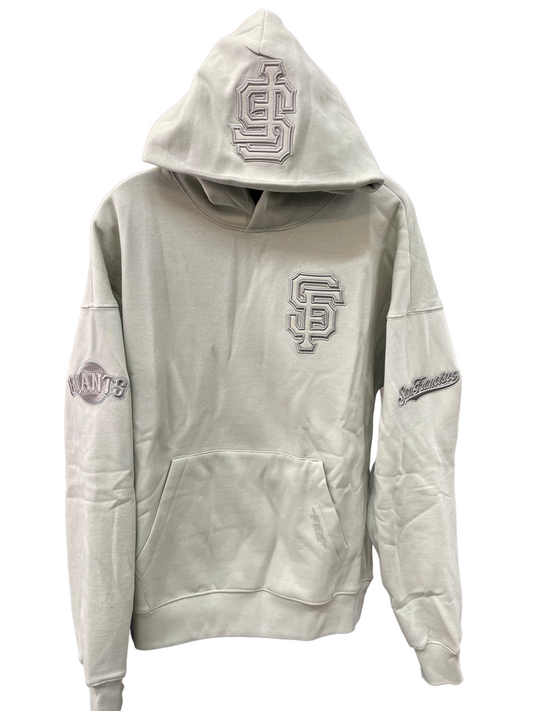 Pro Standard San Francisco Giants Neutral Drop Hoodie-Moss