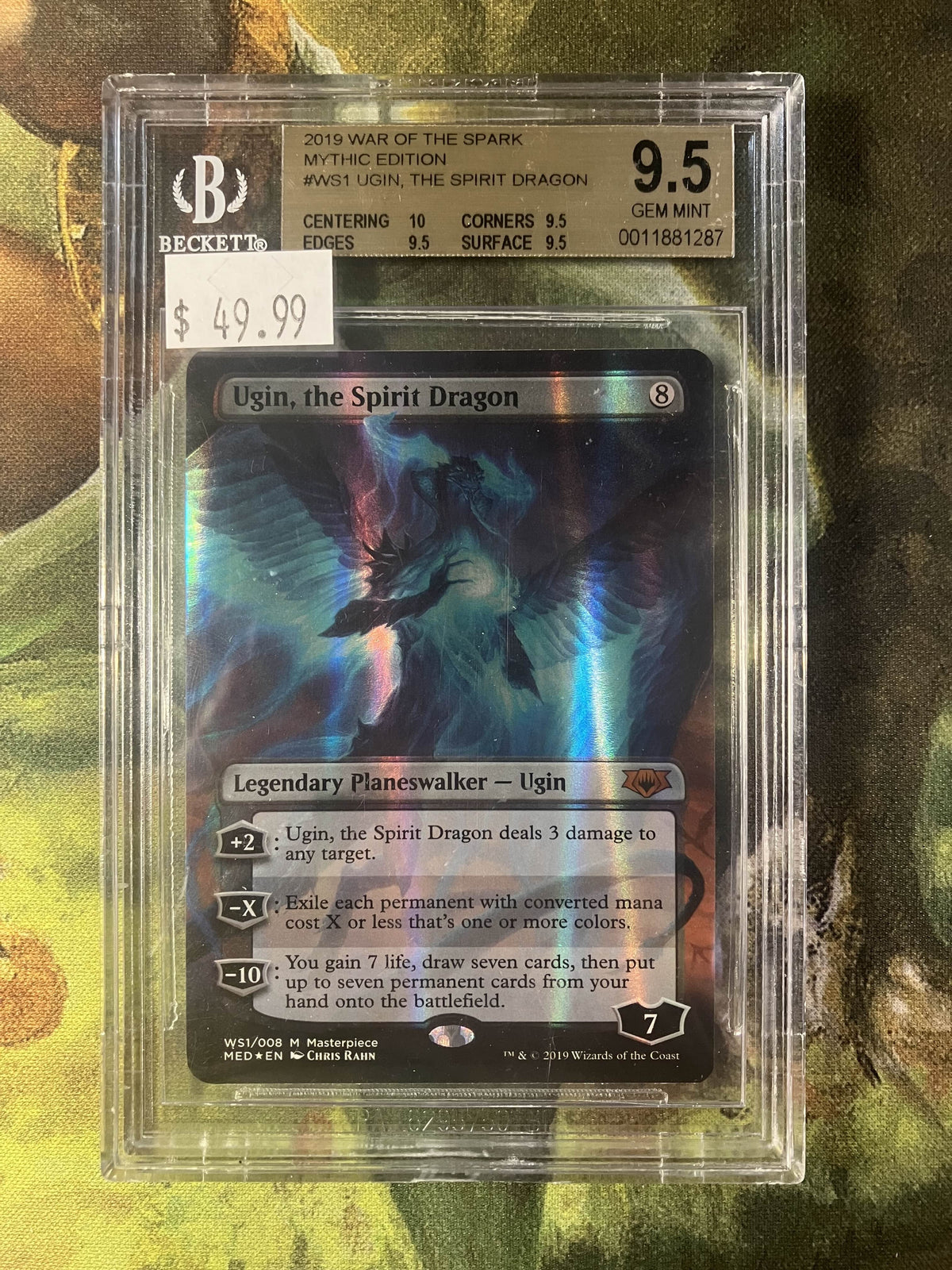BGS 9.5 Ugin, the Spirit [War of the Spark Mythic Edition] - 11881287