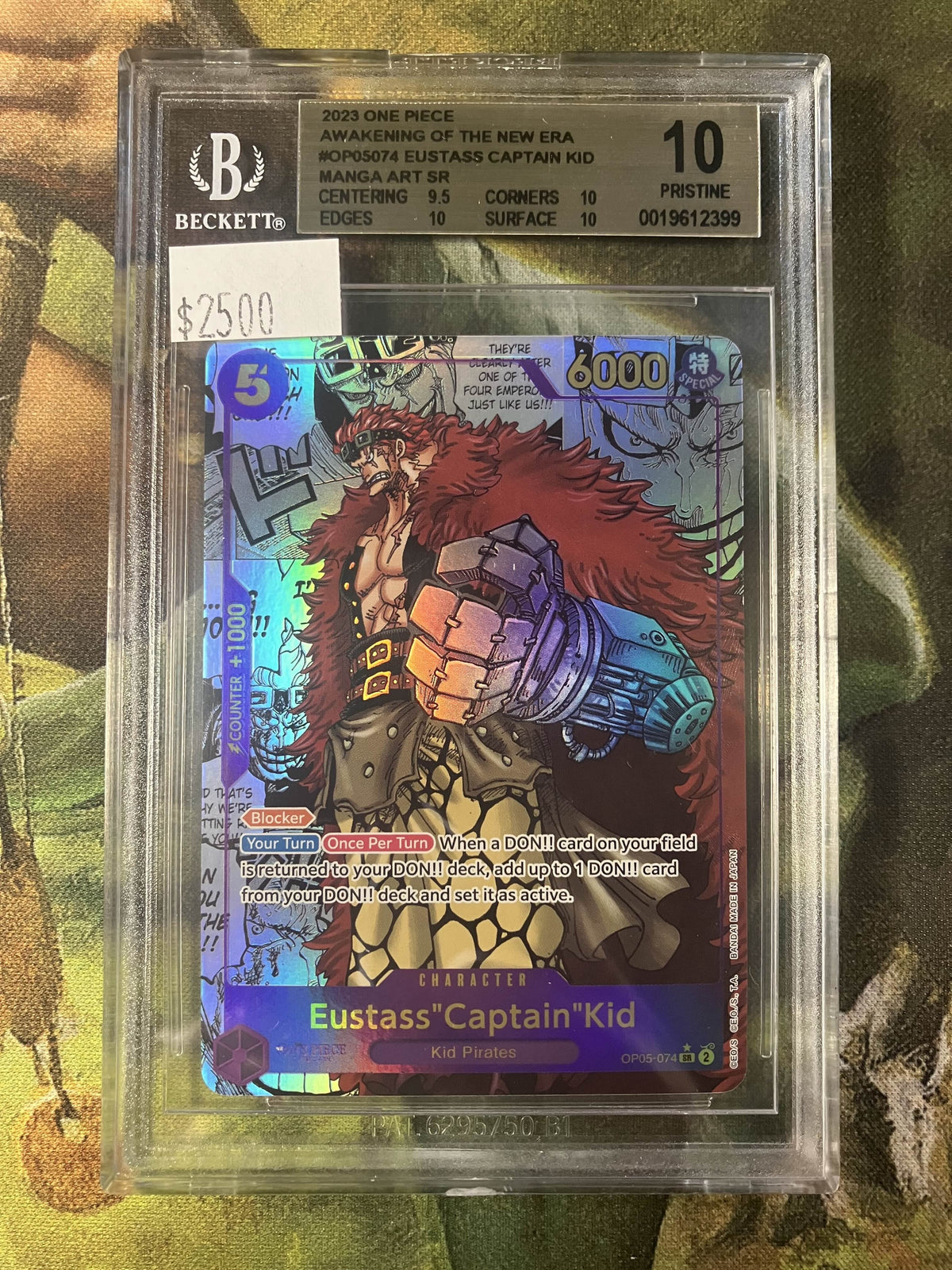 BGS 10.0 Eustass"Captain"Kid MANGA ART [Awakening of the New Era] - 19612399