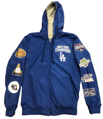 G-III Los Angeles Dodgers world Series Champions Reversible Jacket - Blue