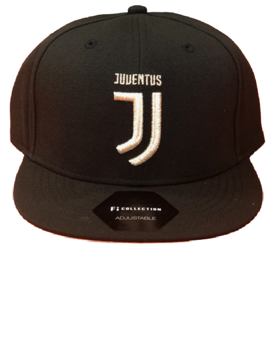FI COLLECTIONS JUVENTUS GUNNER SNAPBACK HAT-BLACK/GOLD