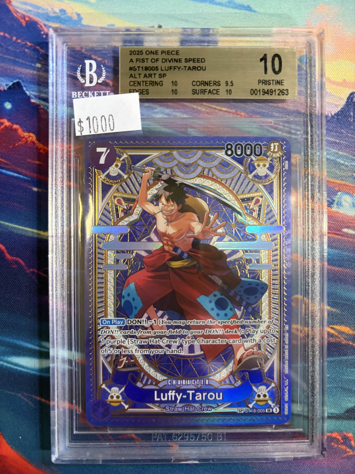 BGS 10.0 Luffy-Tarou ALT ART [A Fist of Divine Speed] - 19491263