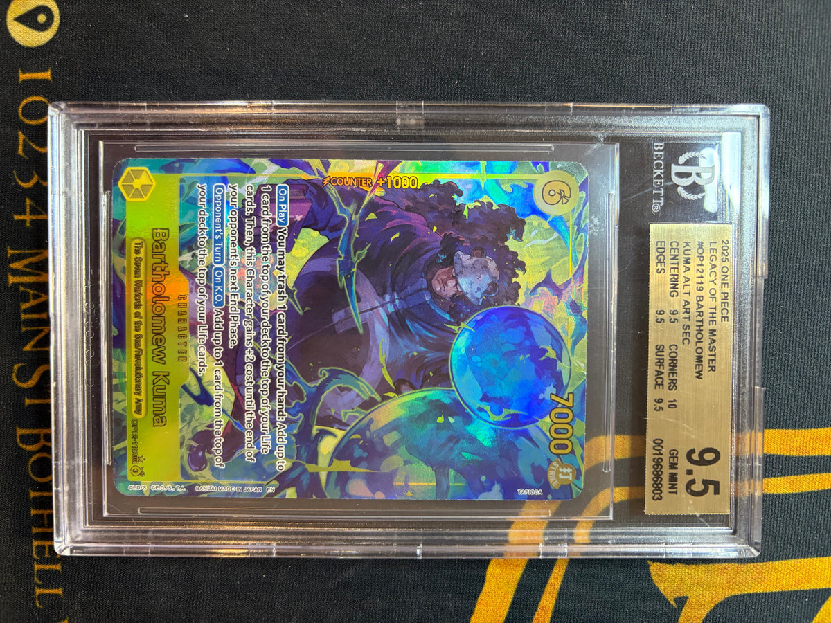 BGS 9.5 Bartholomew Kuma (Alternate Art) [Legacy of the Master] - 19686803