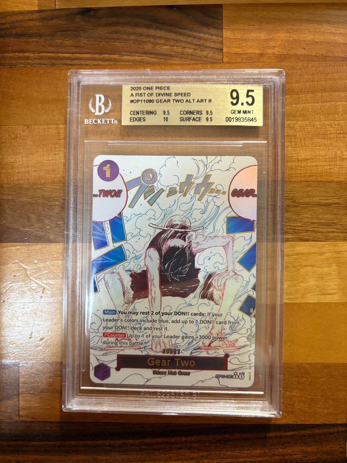 BGS 9.5 Gear Two (Alternate Art) [A Fist of Divine Speed] - 19835845