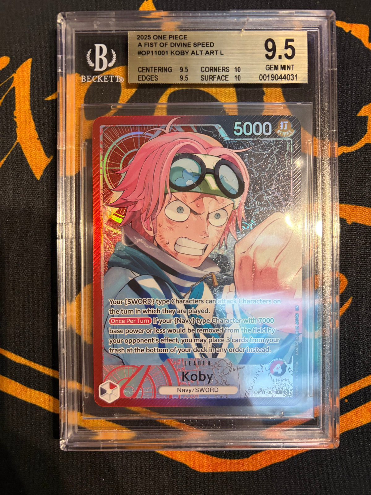 BGS 9.5 Koby ALT ART [A Fist of Divine Speed] - 19044031