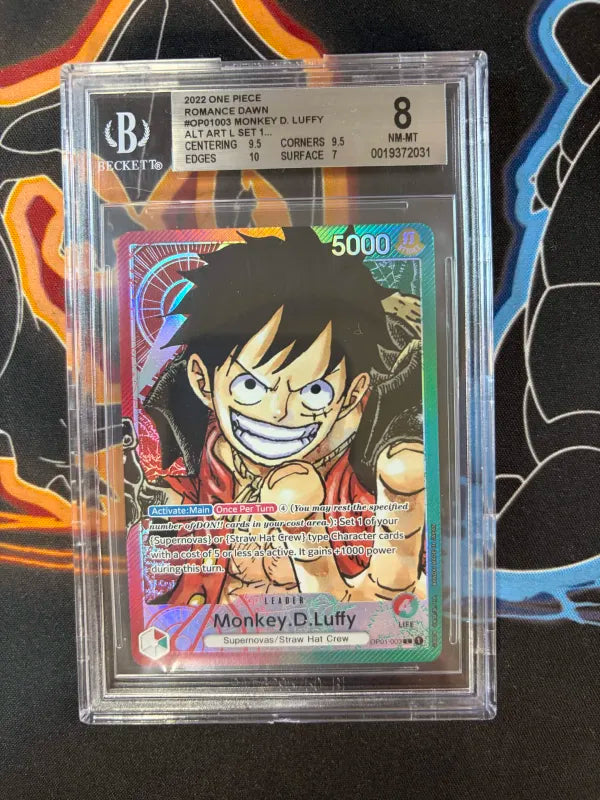 BGS 8.0 Monkey.D.Luffy ALT ART [Romance Dawn] - 19372031