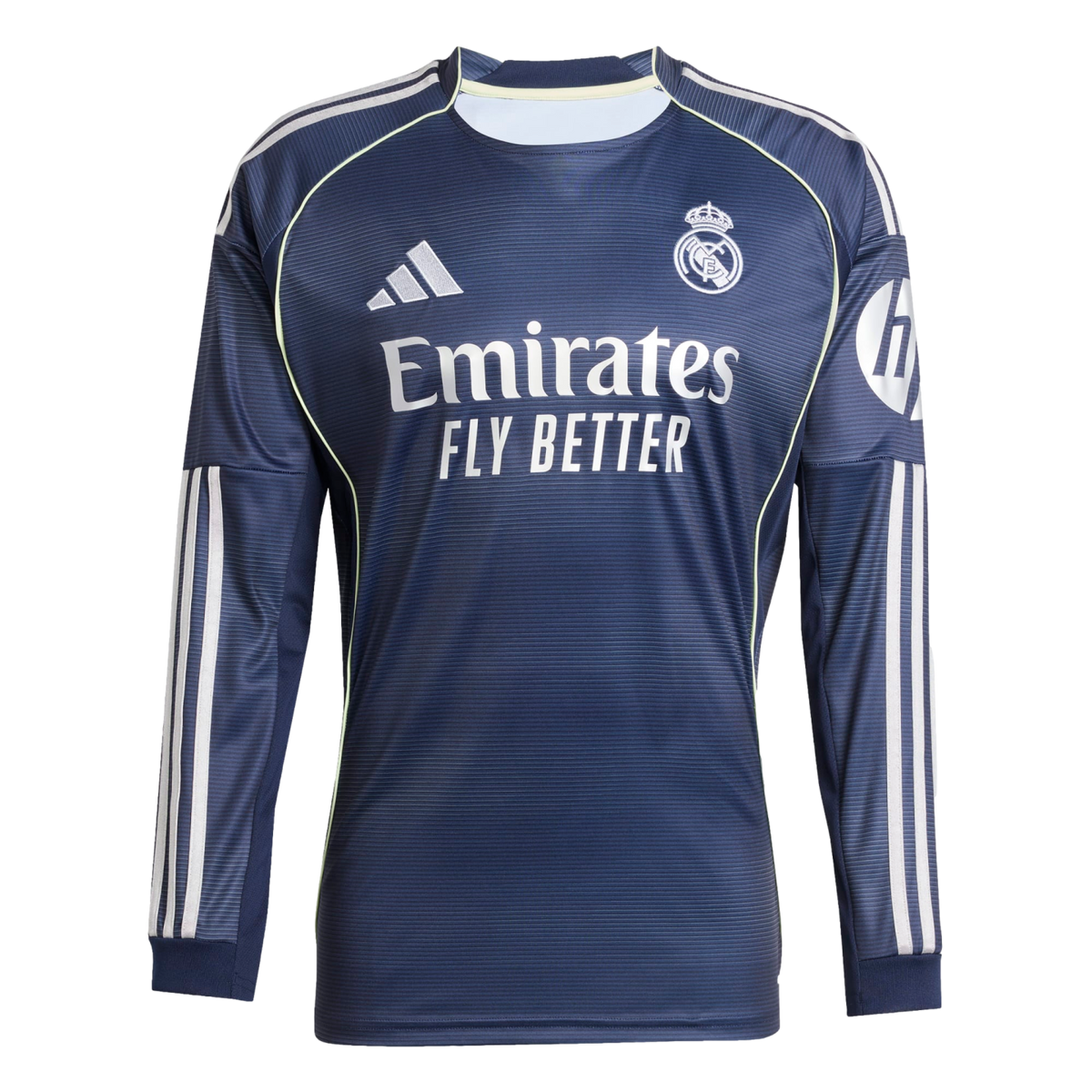 Adidas Real Madrid 25/26 Long Sleeve Away Jersey