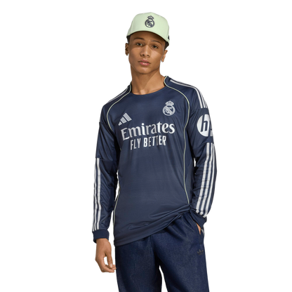 Adidas Real Madrid 25/26 Long Sleeve Away Jersey