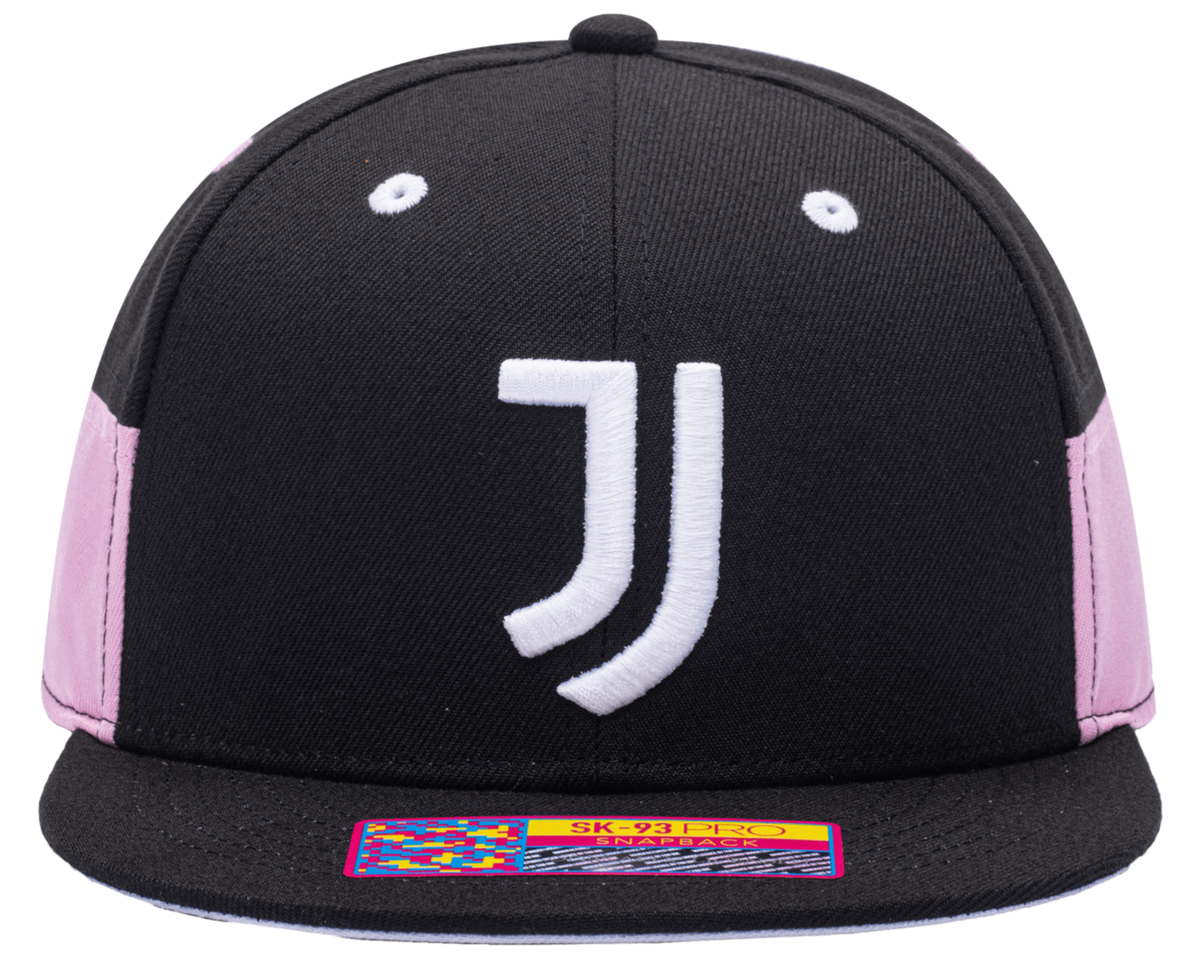 FI COLLECTION JUVENTUS TRUITT SNAPBACK HAT-BLACK/PINK