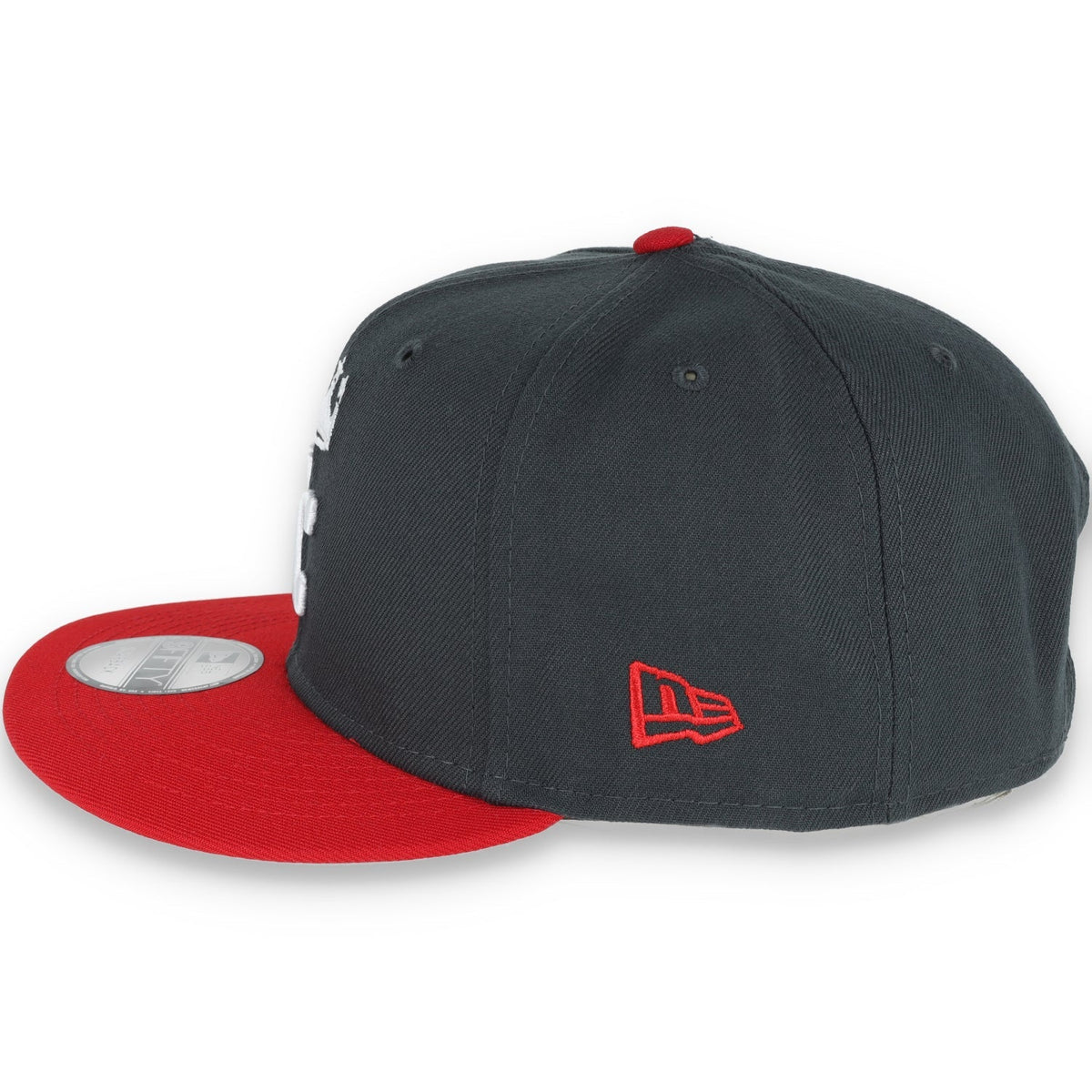 New Era Kansas Royals 2-Tone Color Pack 9Fifty Snapback Hat- Grey/Scarlet