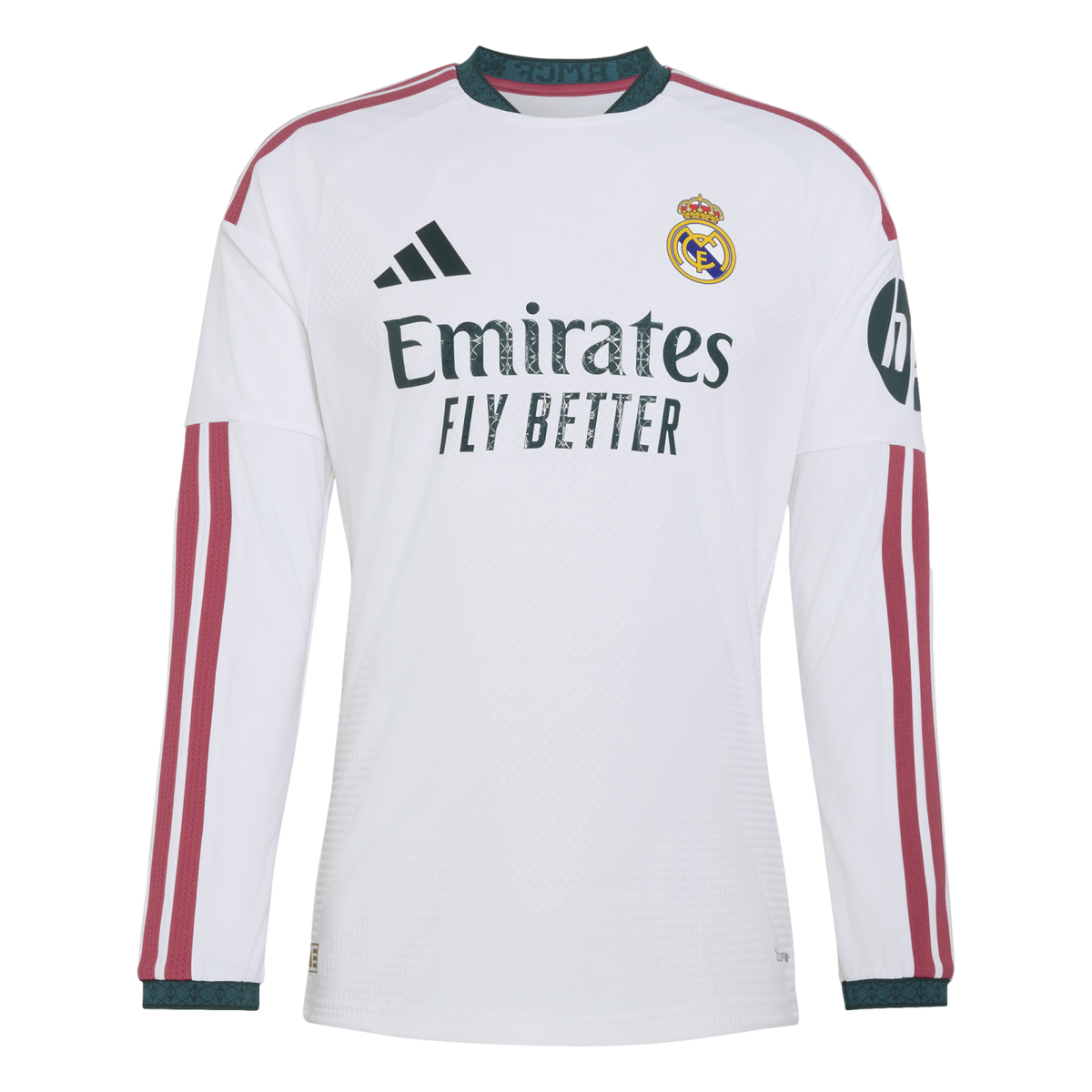 Adidas Real Madrid 26/27 Authentic Long Sleeve Home Jersey