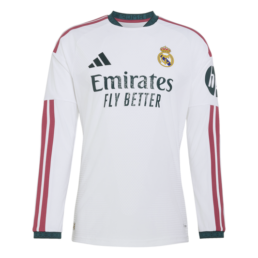 Adidas Real Madrid 26/27 Authentic Long Sleeve Home Jersey