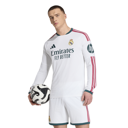 Adidas Real Madrid 26/27 Authentic Long Sleeve Home Jersey