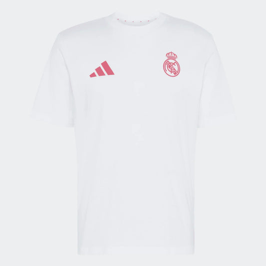 Adidas Real Madrid REAL SZN GRAPHIC T-SHIRT - White Tee
