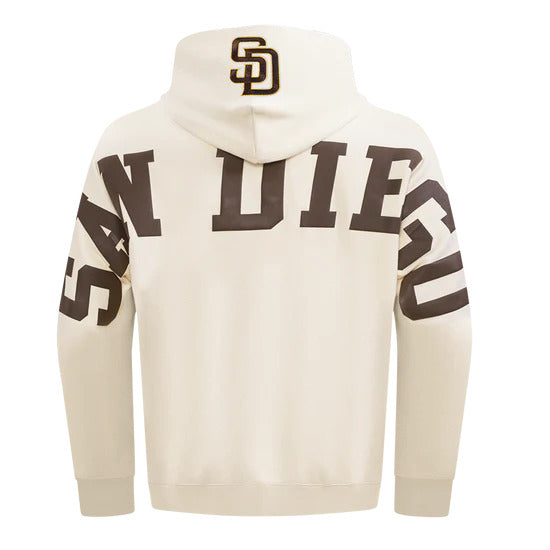 PRO STANDARD MLB SAN DIEGO PADRES WINGSPAN MEN'S DROP SHOULDER FLC PO HOODIE