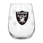 Logo Brands Las Vegas Raiders 16oz Satin Etch Curved Beverage Glass