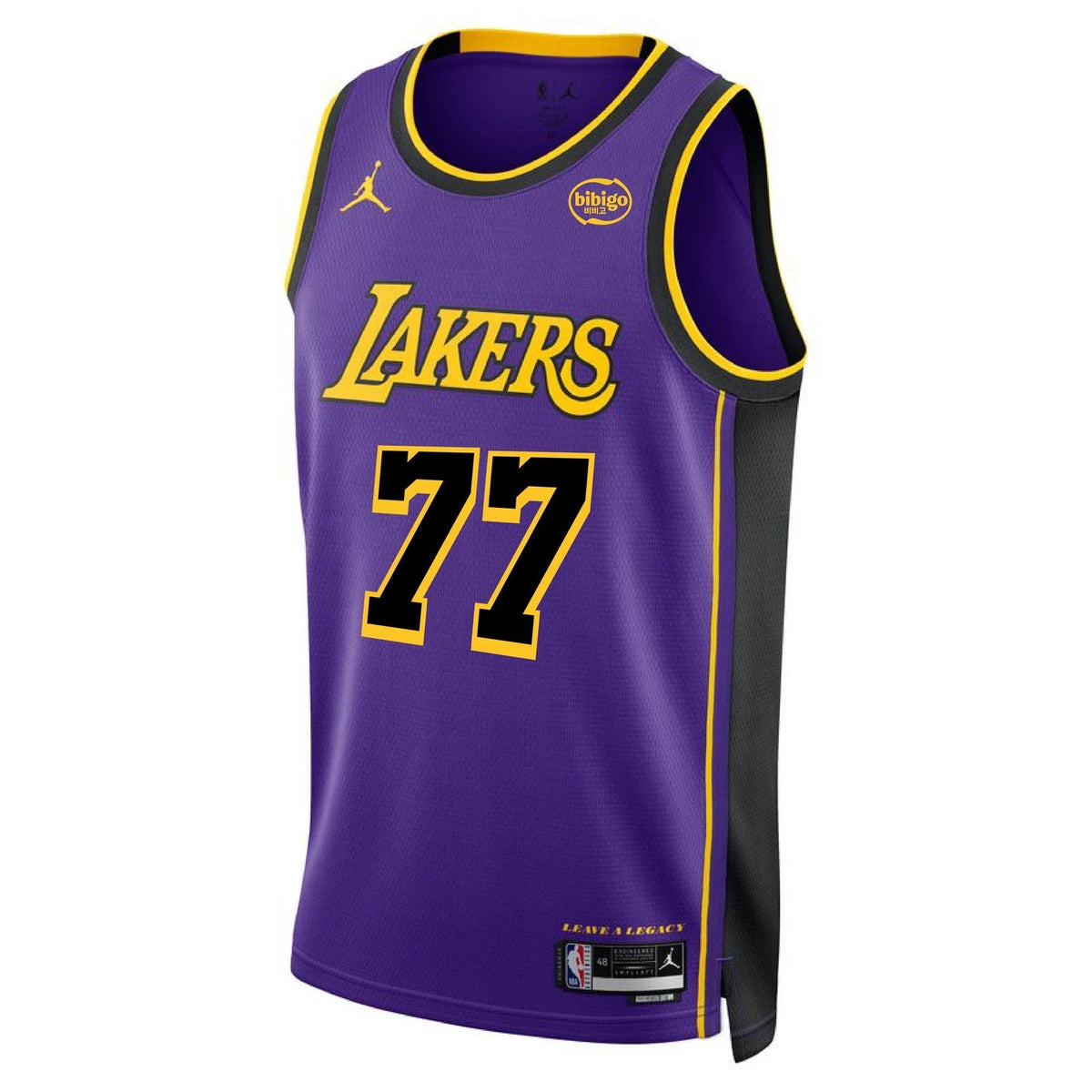 Luka Dončić Los Angeles Lakers Unisex Jersey - Statement Bibigo Edition - Purple